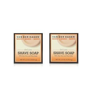 Van Der Hagen Deluxe Shave Soap 2.5 Oz (Pack of 2)Q